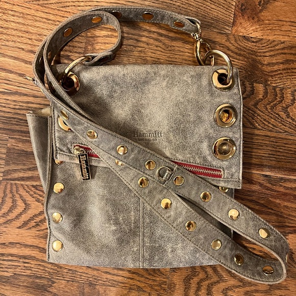 Pewter Hammitt crossbody / satchel bag, very good condition - Picture 2 of 6